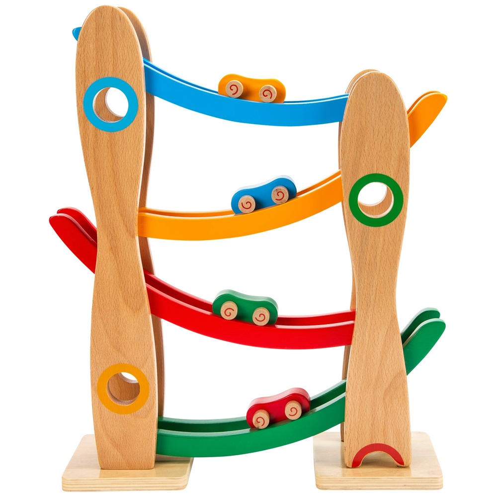 Eichhörnchen-Spielzeug-Holzauto-Rolle