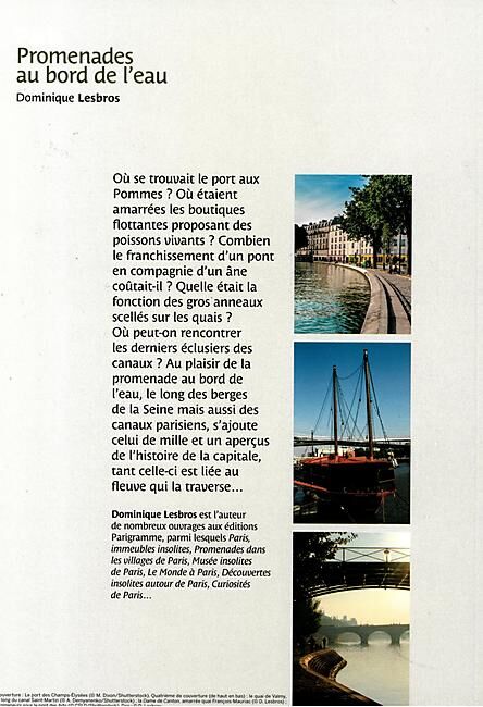 PARIGRAMME - PARIS PROMENADES AU BORD DE L EAU