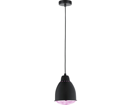 Plantenlamp, 1-lamp, HxØ 180x14,5 cm, zwart