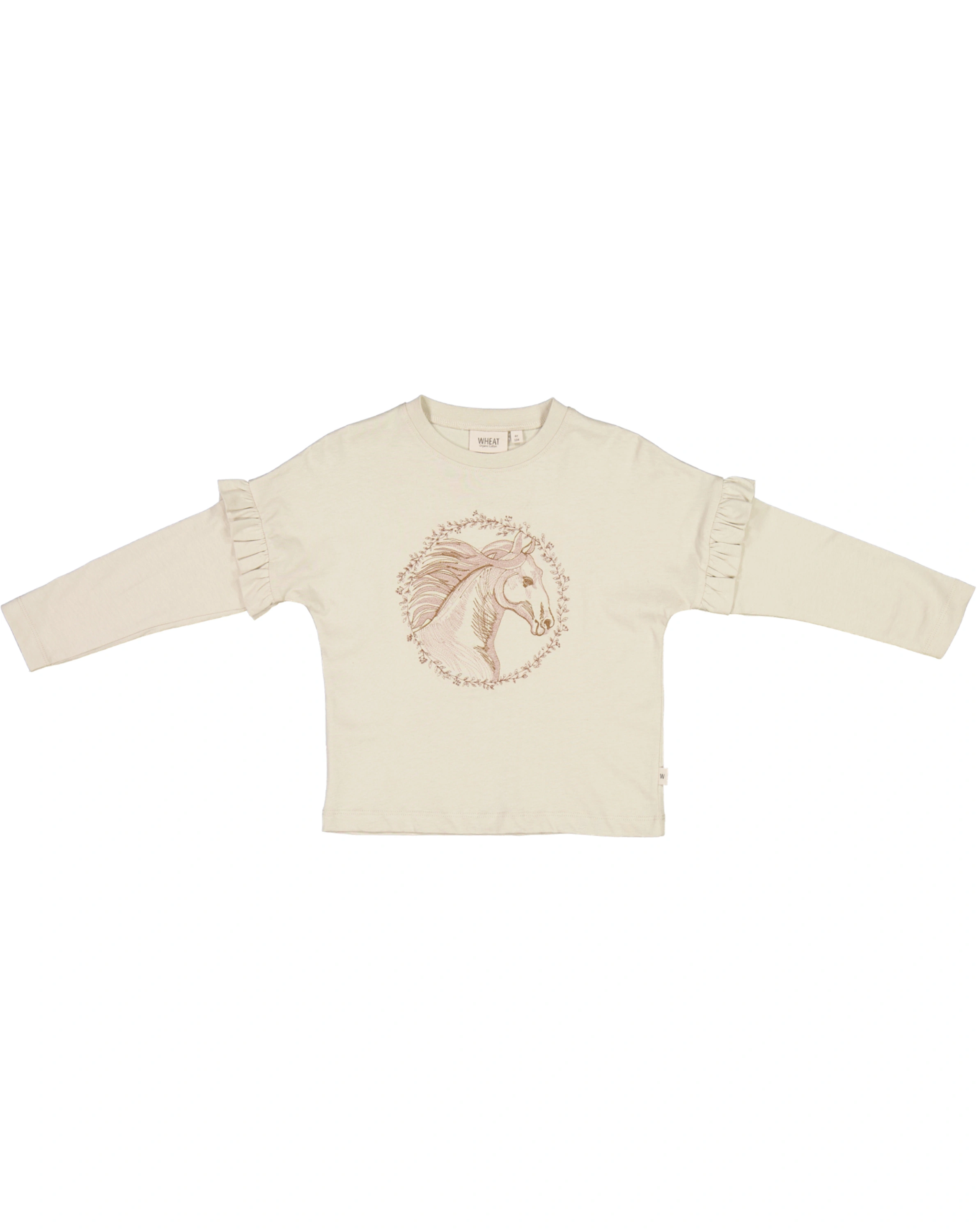 Langarmshirt HORSE CIRCLE in fossil