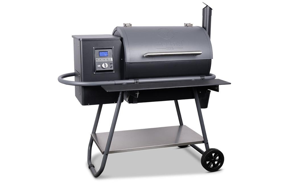 Pelletgrill Sheriff<br>Pelletgrill mit Ablagebrett und Halterungen
