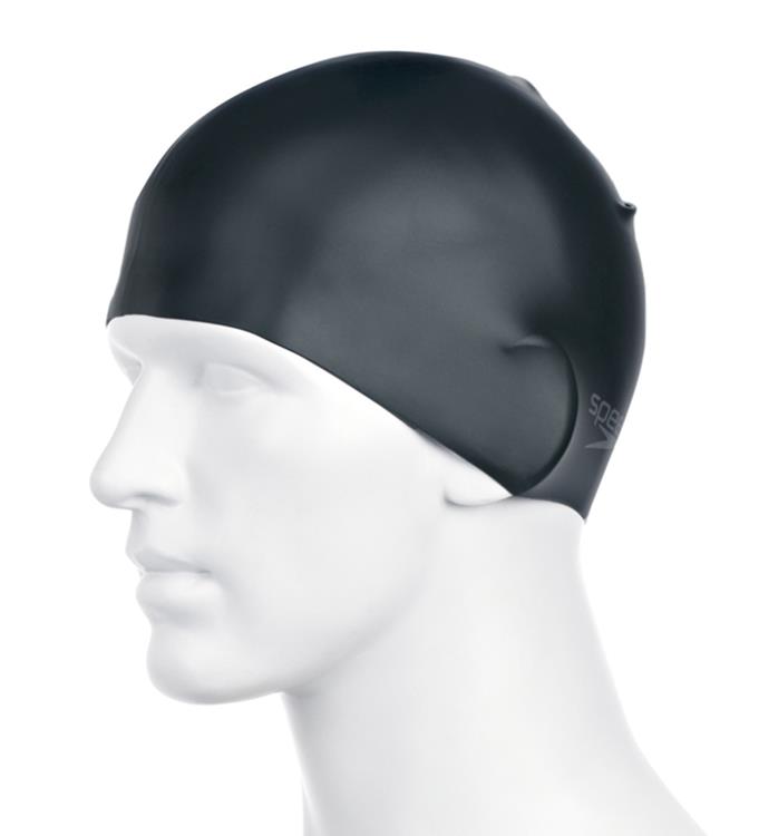 Speedo MOULDED SIL CAP BLA Badmuts