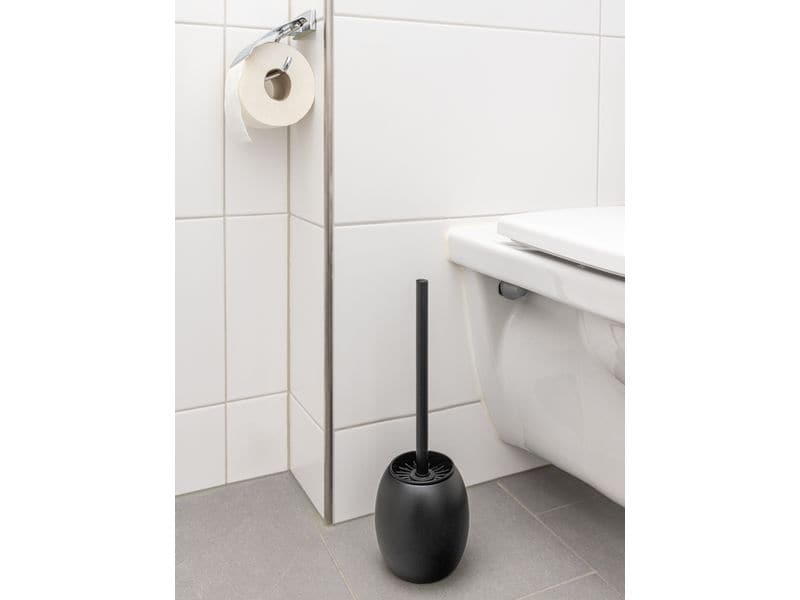 COCON Toilettenbürste mit Gummikopf Schwarz WC-Bürste in zeitlosem Design