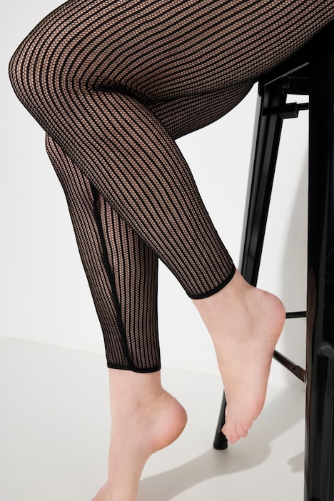 Strumpf-Leggings, Häkelspitze