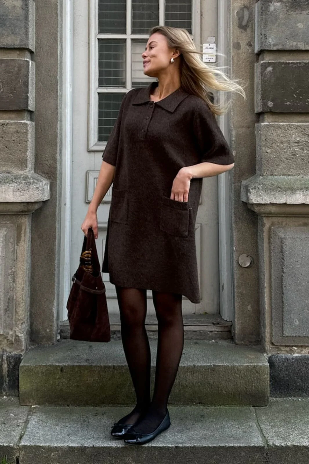 BYIC Sific Knit Dress H097-3 dbrown dark brown