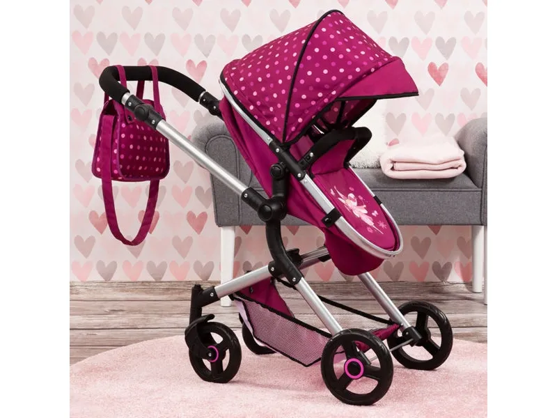 Bayer 18467AA, Dukkebarnevogn, Bordeaux, Baby doll, Barn, Pige, 52 cm