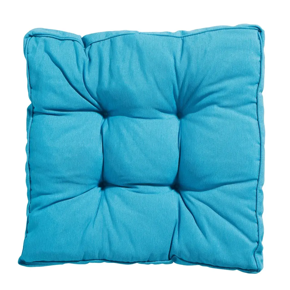 Madison - Zitkussen Florance Panama aqua - Ca. 47x47 cm - Set van 4
