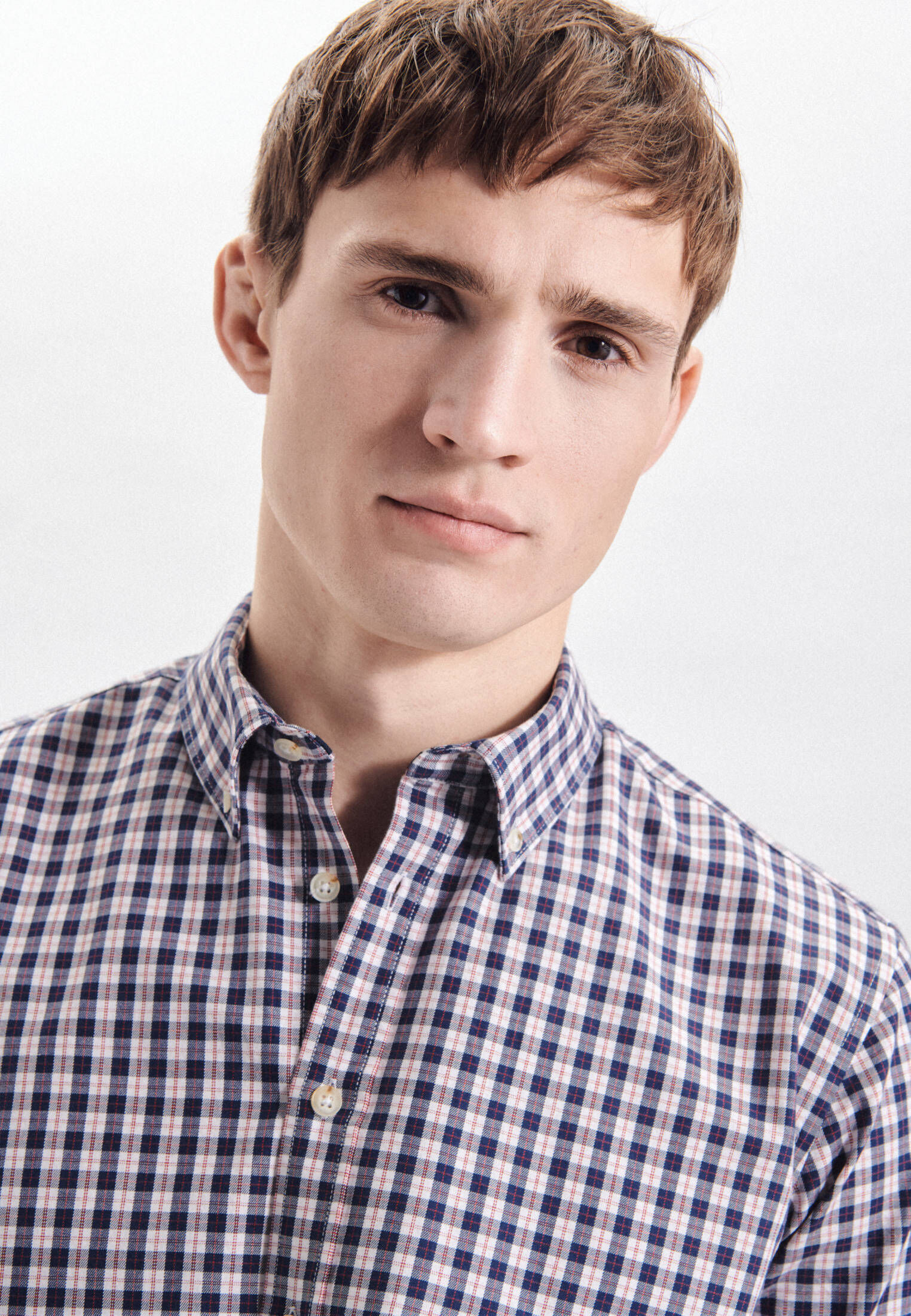 Seidensticker| Herren Casual Hemd Schwarze Rose