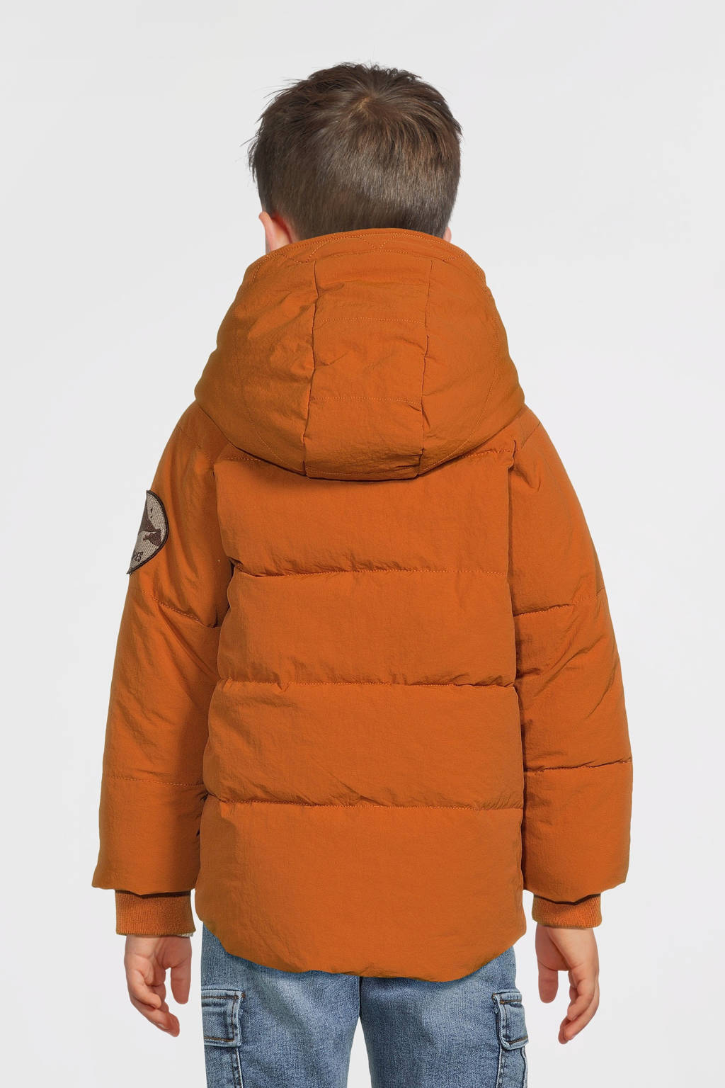 Your Wishes gewatteerde winterjas Orion oranje