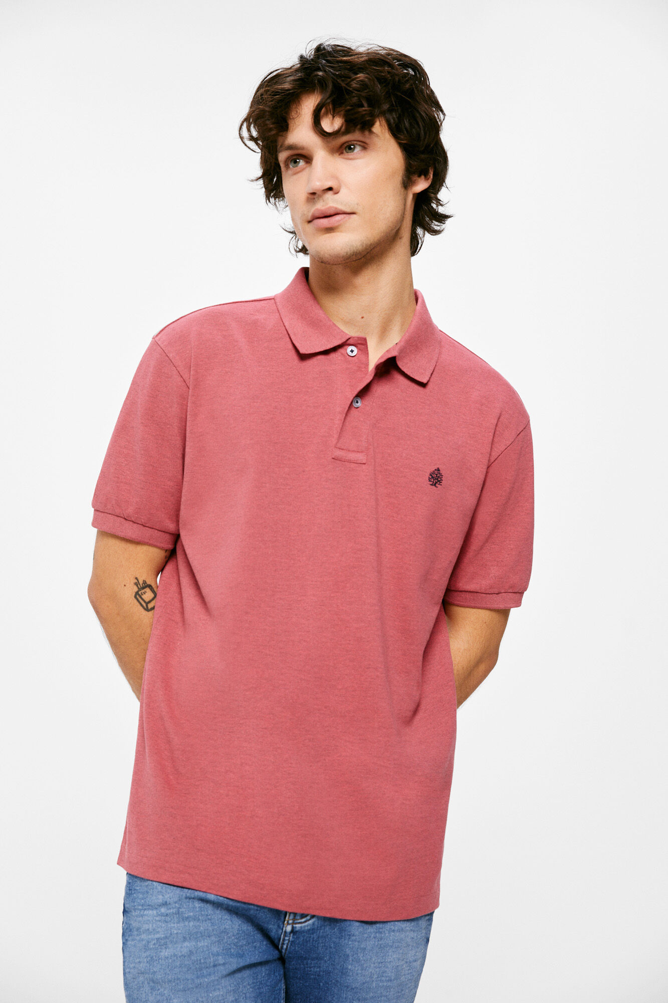 Camisa polo - fúcsia