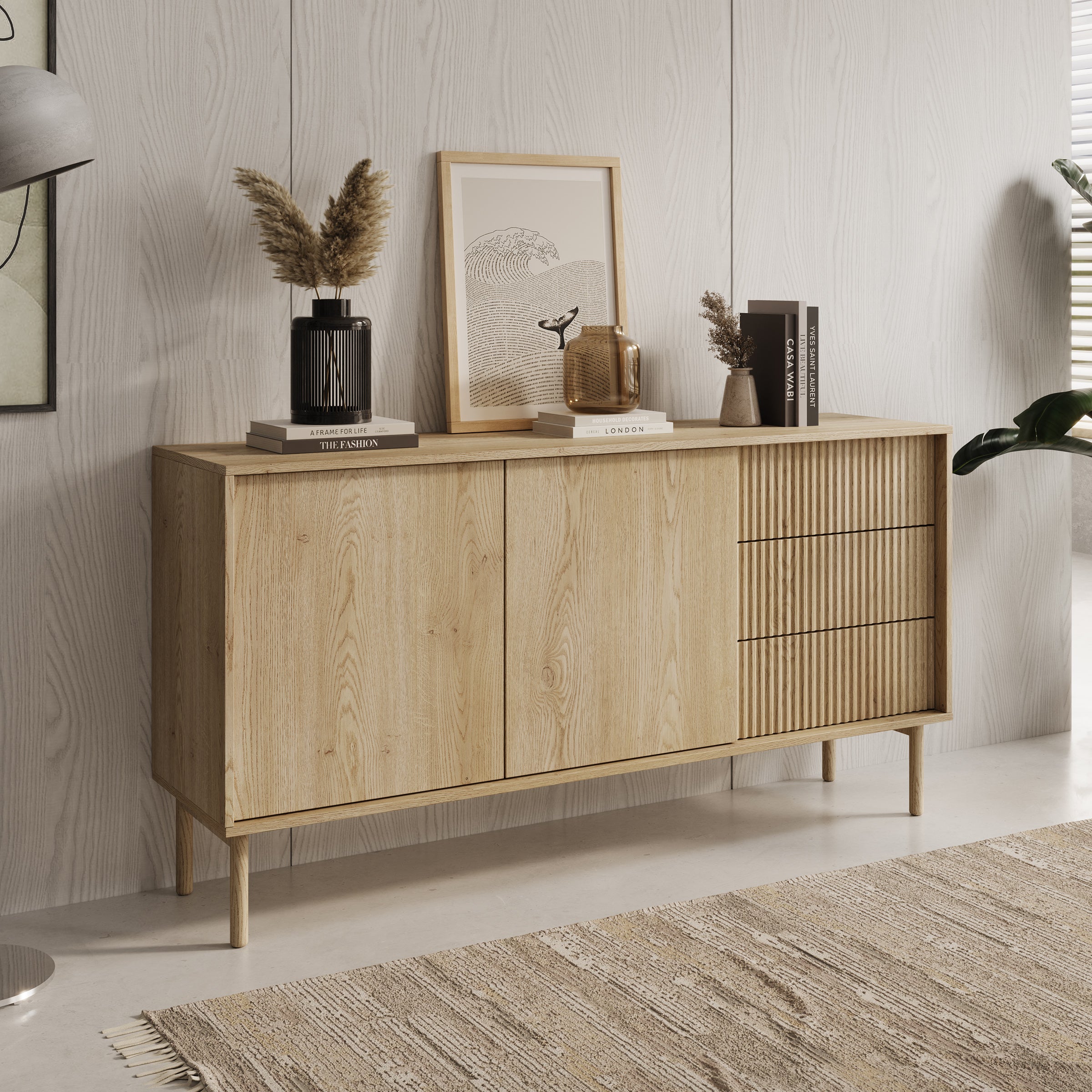 Tenerife - Dressoir - Eiken - 154x40x80 cm