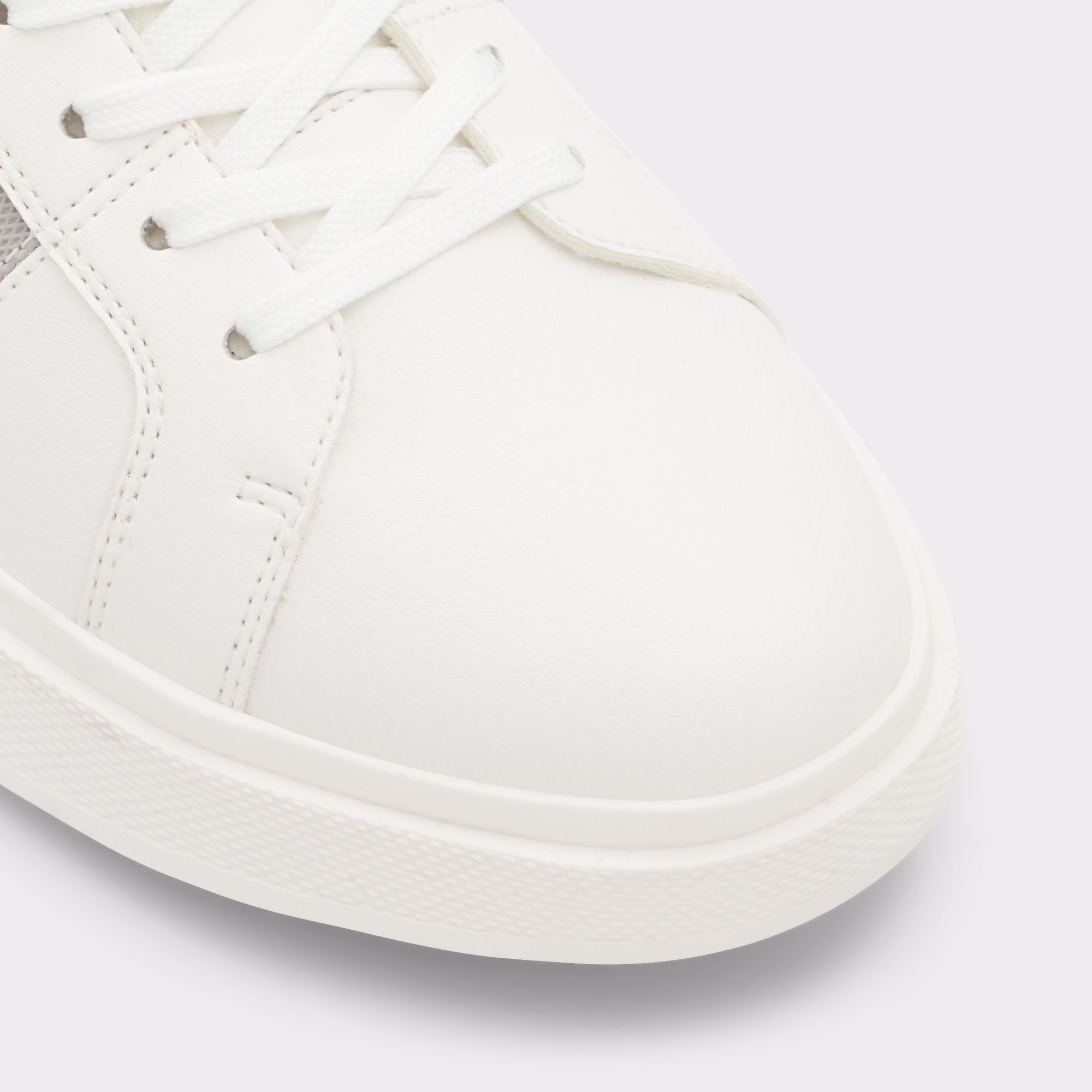 Primespec White Synthetic Smooth Men Sneakers