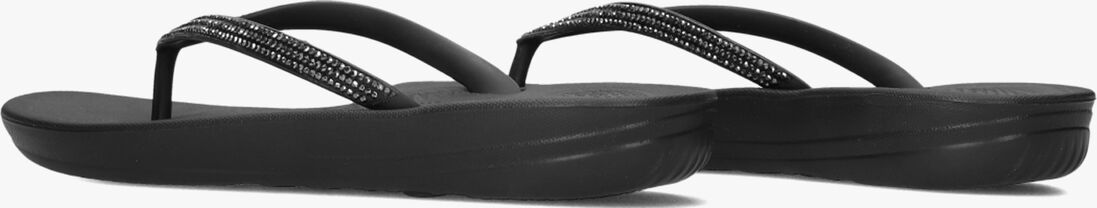 zwarte fitflop teenslippers iqushion sparkle
