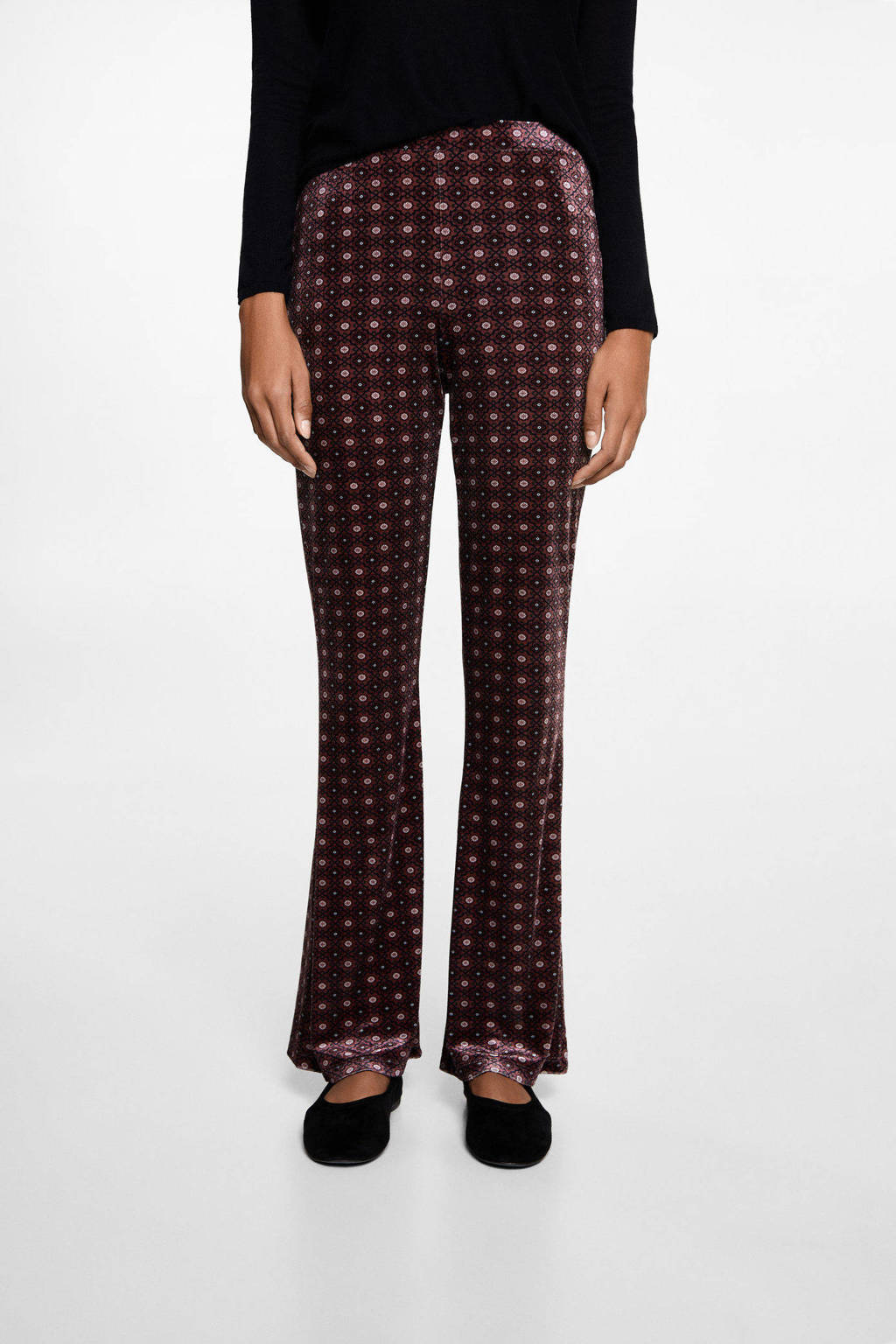 MANGO TEEN legging donkerrood