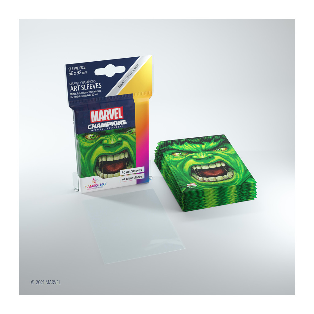 Gamegenic - Marvel Champions Art Sleeves - Hulk
