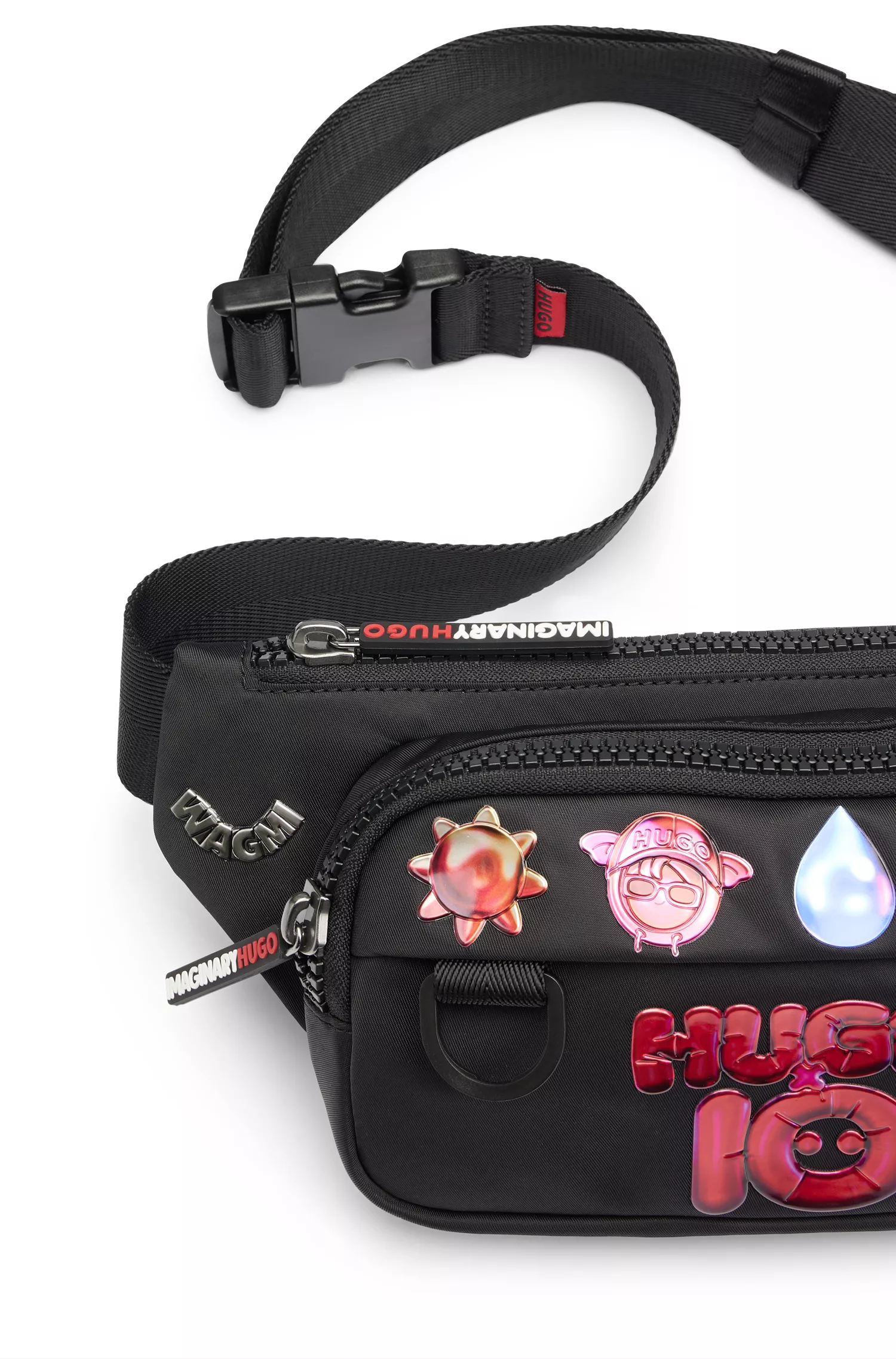 Bolsa de cintura HUGO Red-HUGO x Imaginary Ones