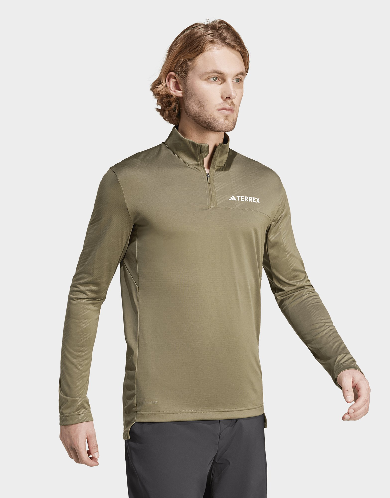 adidas T-shirt manches longues à demi-zip Terrex Multi