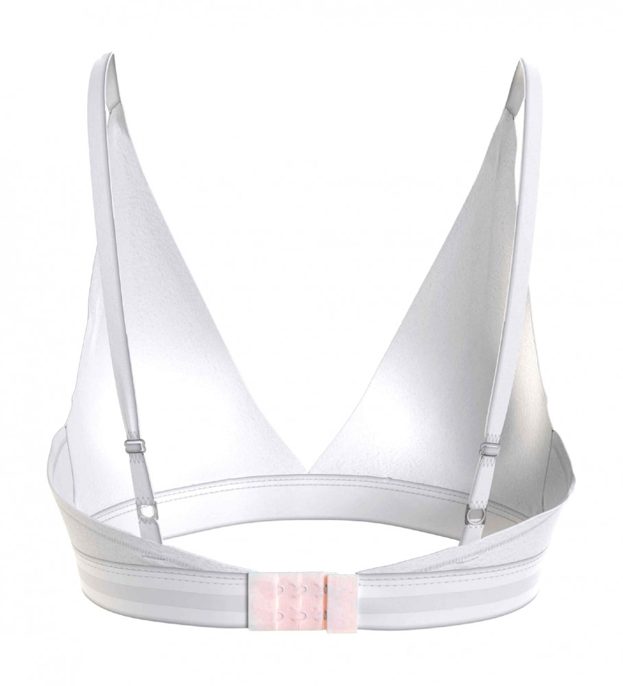 Sutiã triangular Tommy Hilfiger com logo branco