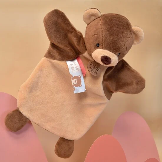 Marionnette à main Ours   25 cm   de               Doudou et Compagnie