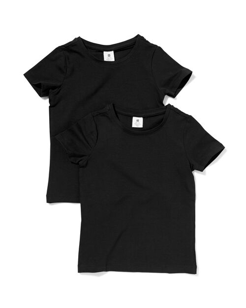 2 t-shirts enfant coton biologique noir