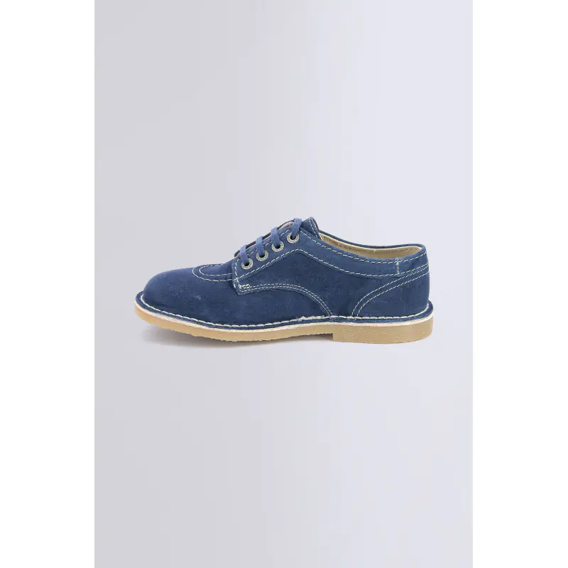 KICK KARMA BLEU DERBIES Cuir Femme