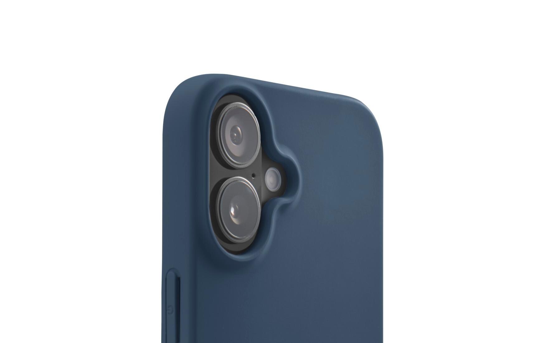 Back Cover Fantastic Feel Blau/Dunkelblau für iPhone 16Hama Fantastic Feel Handy-Schutzhülle 15.5 cm (6.1