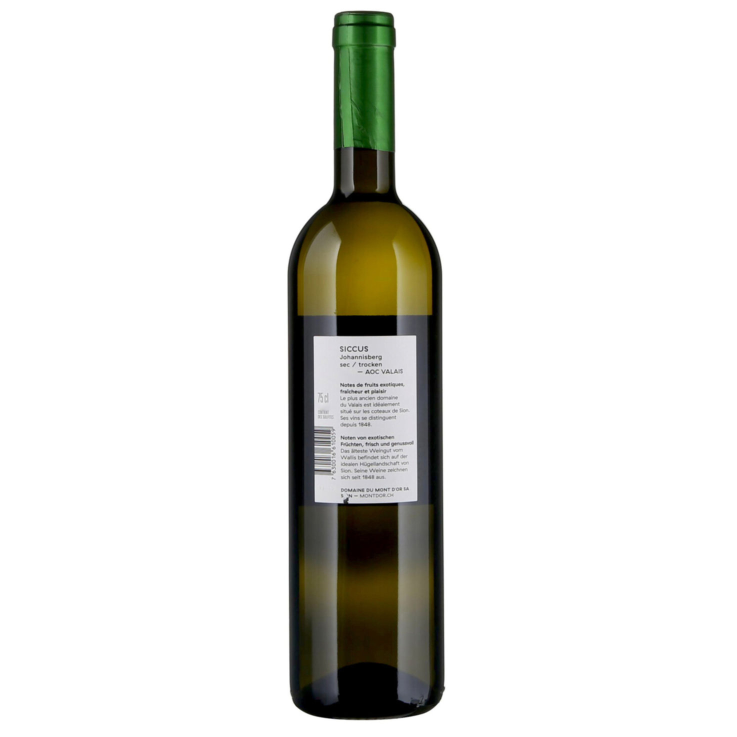 Valais AOC Siccus Johannisberg -75cl