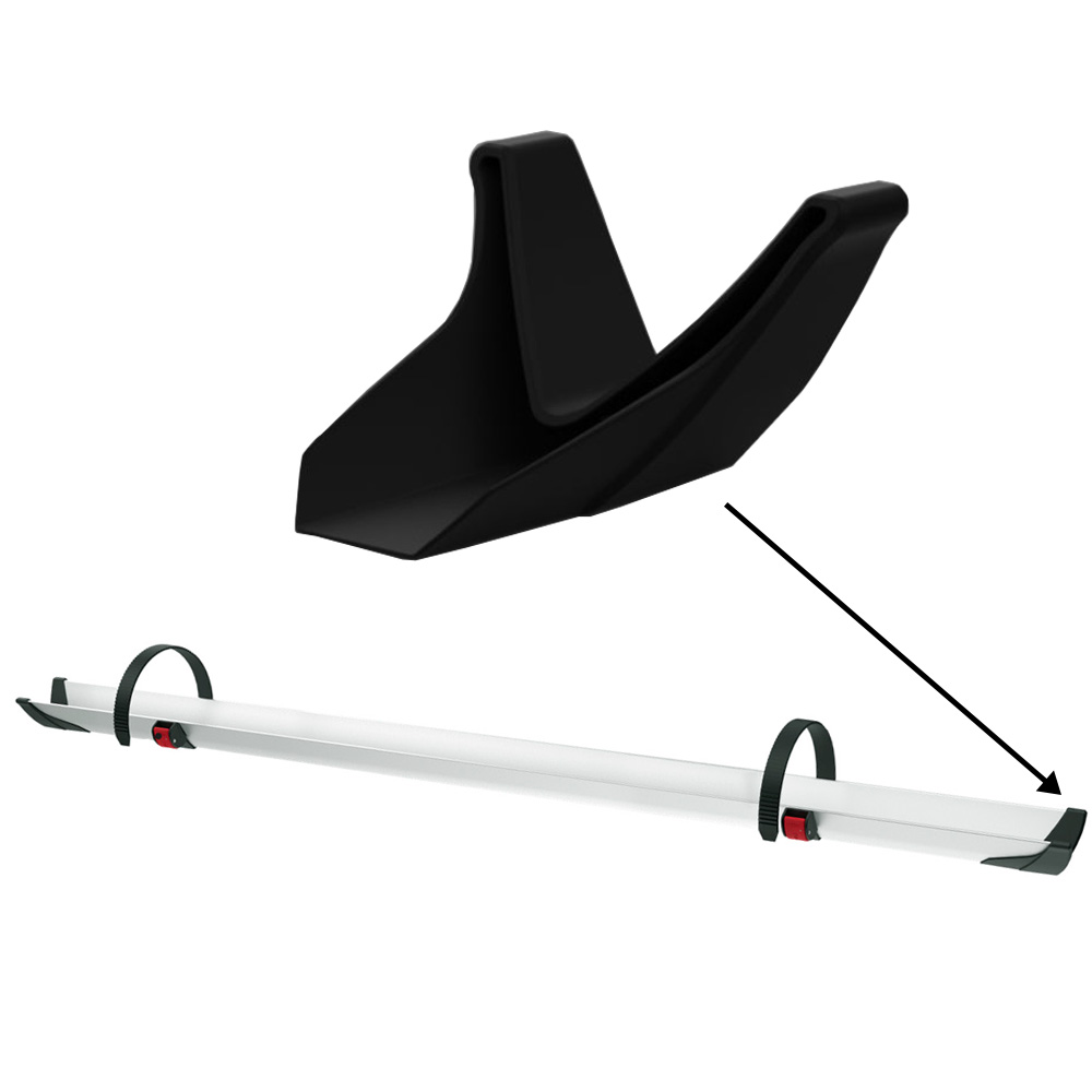 Embout de Rail PLUS Noir pour porte-vélo FIAMMA