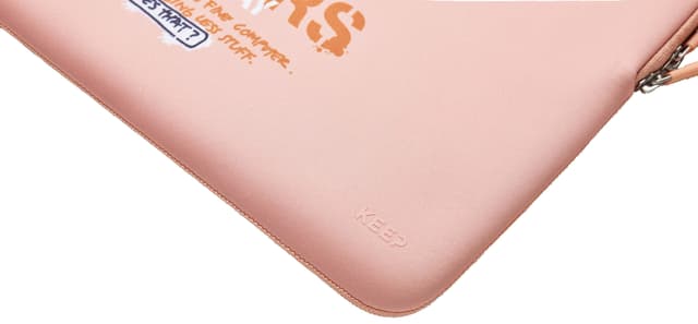 KEEP 15.6’’ neopren laptop-sleeve (monkey coral pearl)