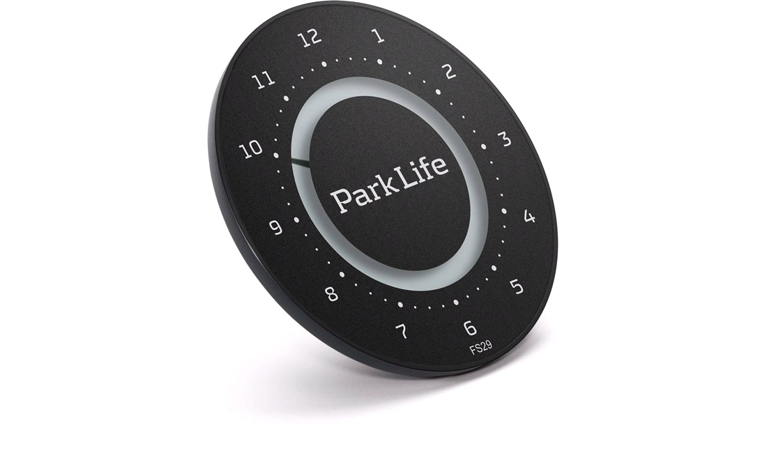 Elektronisk P-skive Park Life Black