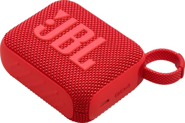 JBL Go 4 bærbar højttaler (rød)
