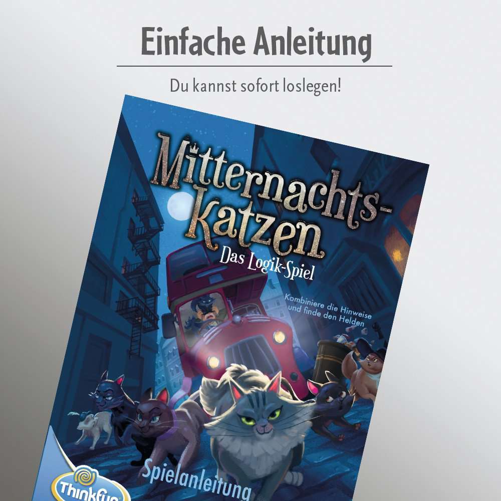 Thinkfun Spiel Mitternachtskatzen Das Logik-Spiel