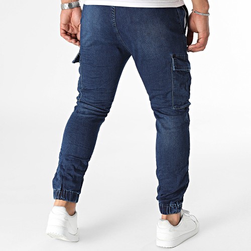 Pantalon Cargo Jean Bleu Brut