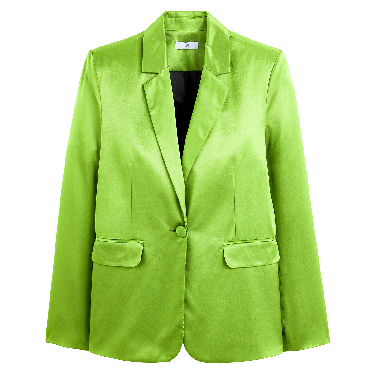 COLEÇÕES LA REDOUTE<br>Blazer acinturado em cetim