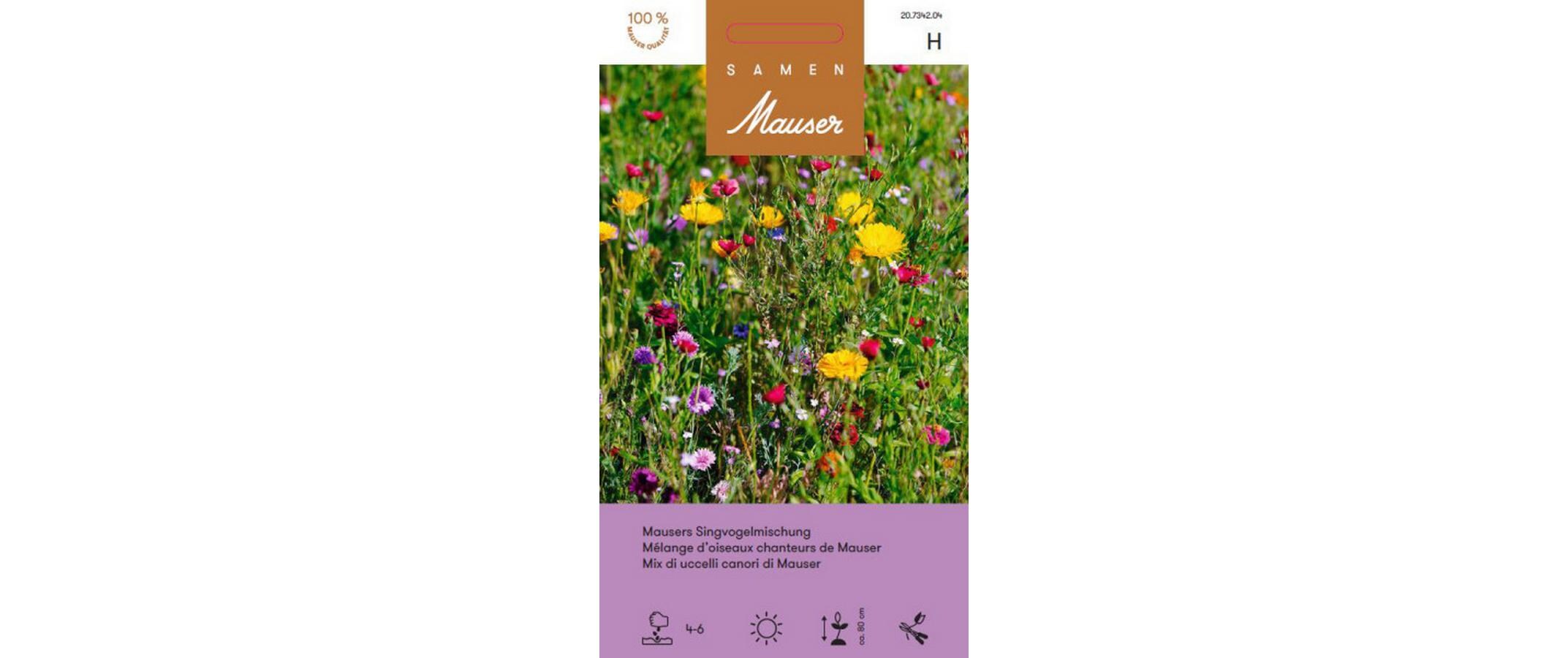 Mausers SingvogelmischungBlumensamen