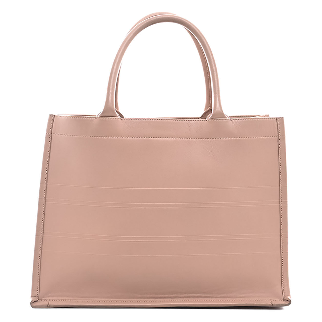 Dior Sac cabas Book Tote Medium en Cuir beige - Très bon état - L.36 cm