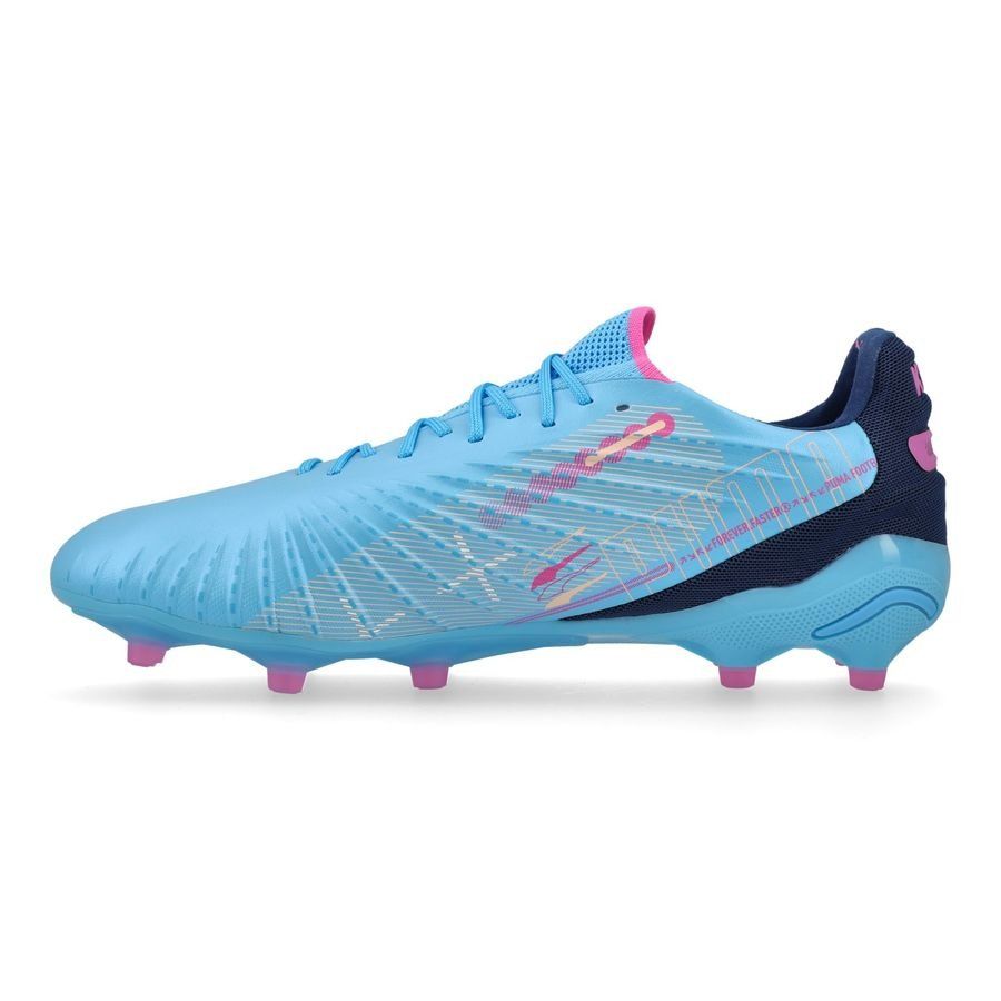 PUMA King Ultimate FG/AG Volume Up - Bleu/Poison Pink/Bleu