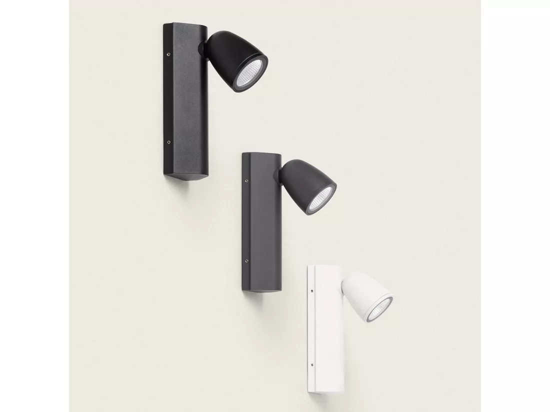 Applique Murale Extérieure LED 6W Aluminium Abel Gris foncé