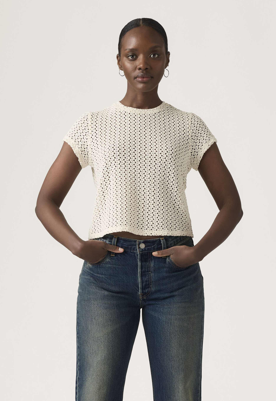 Levi's Fiona Flower Lace T-shirt