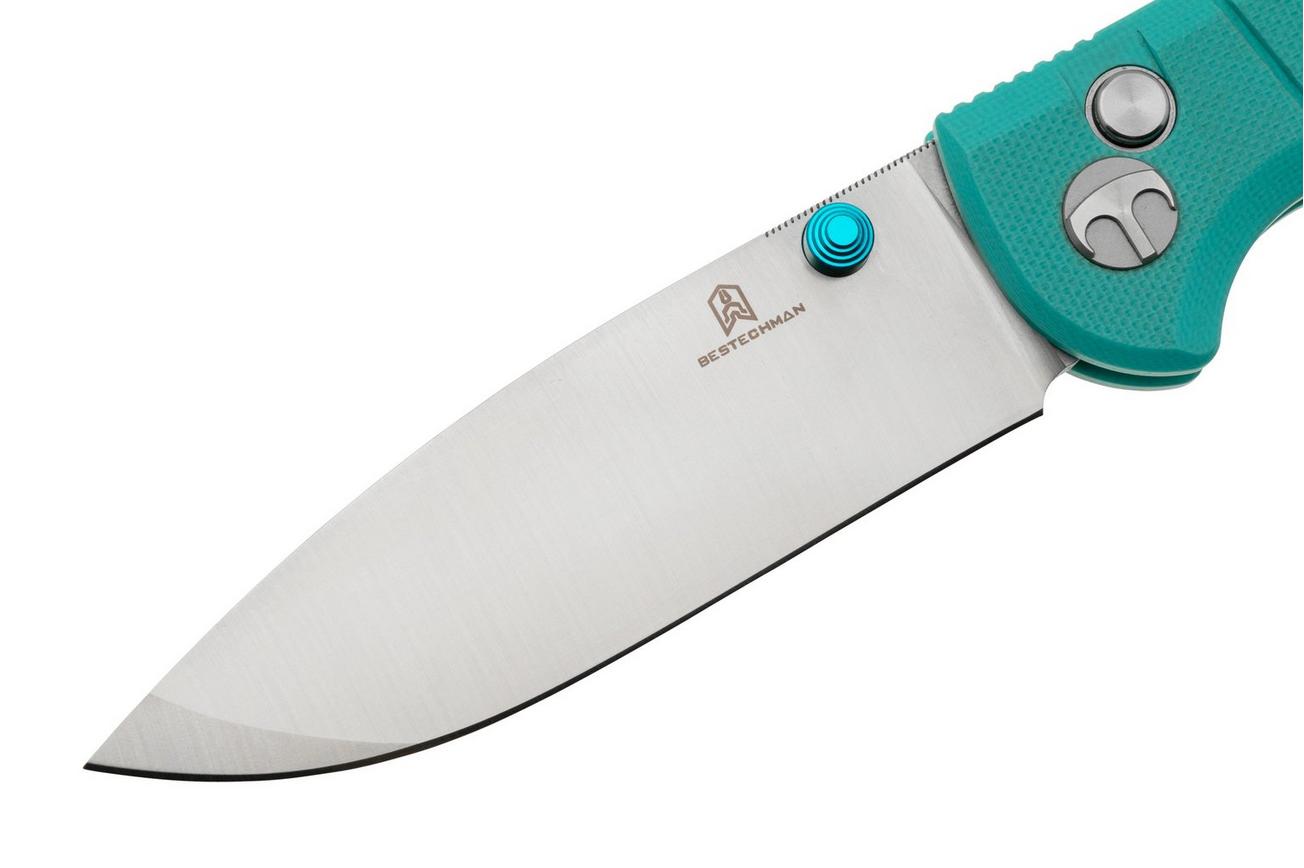 Bestechman Goodboy BMK04B Satin Light Blue G10, zakmes
