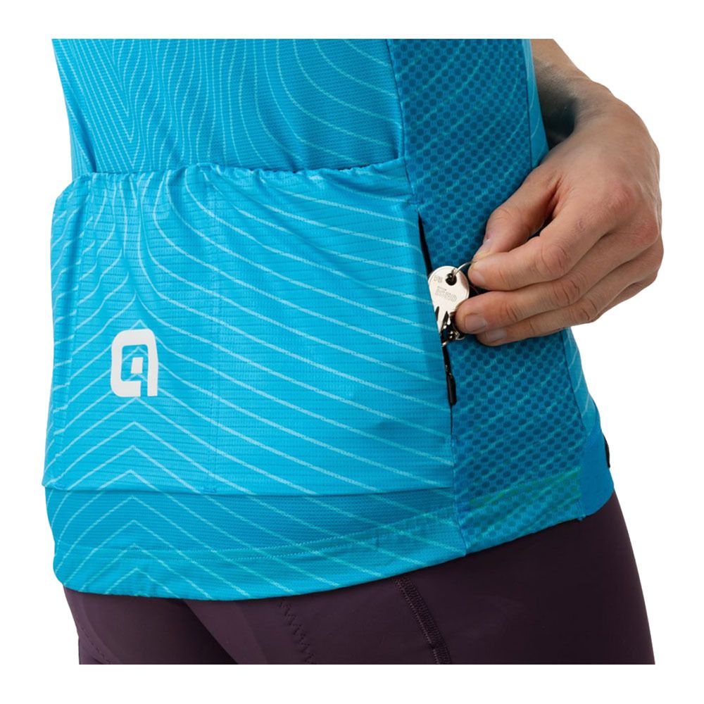 Ale ZIG ZAG - Maillot Homme light blue