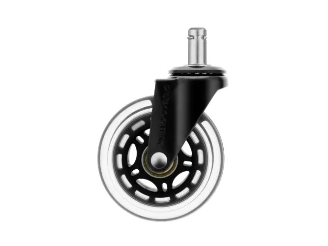 DELTACO GAMING - Styrehjul - 7.62 cm - sort (pakke med 5)