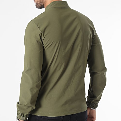 Veste Zippée Vert Kaki