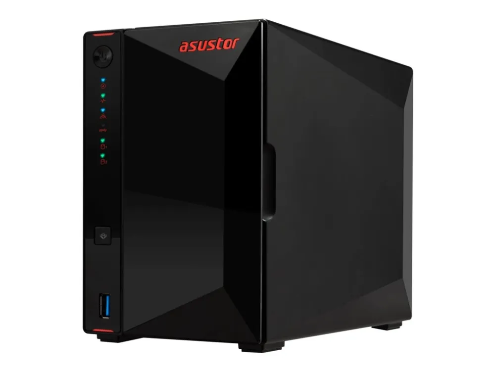 ASUSTOR Nimbustor 2 Gen 2 AS5402T - NAS-server - SATA 6Gb/s - RAID RAID 0, 1, 5, 6, 10, JBOD - RAM 4 GB - 2.5 Gigabit Ethernet - iSCSI support