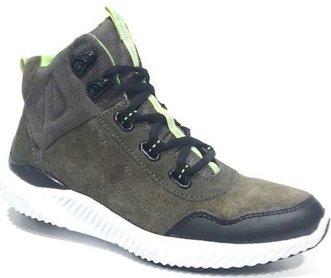 Trackstyle - Veterboot - Zwart - Leer