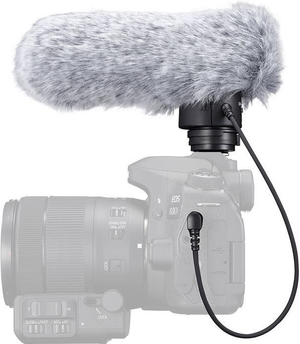 Canon 1429C001 microfoon Zwart Microfoon voor digitale camera