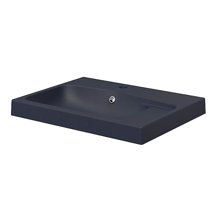 Plan vasque noir GoodHome Mila 60 cm
