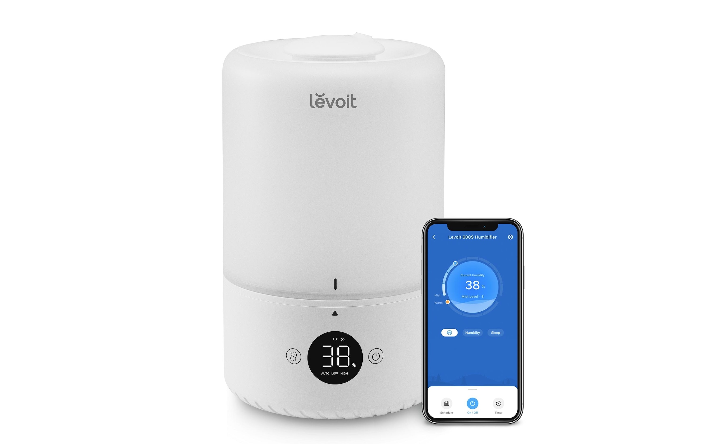 Levoit Luftbefeuchter »Dual 200S Smart Top-Fill 27 m²«