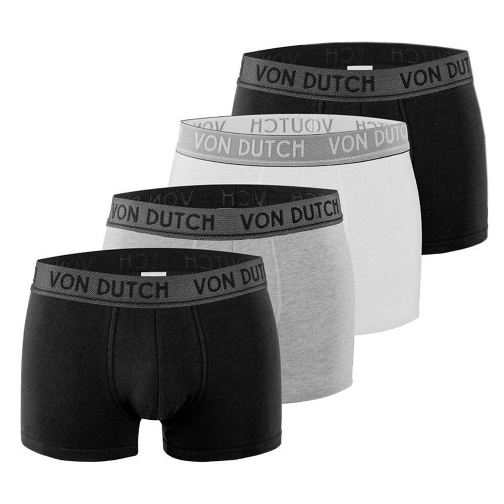 Von Dutch X4 Boxers Homme Blanc/Gris/Noir Von Dutch ORIAS