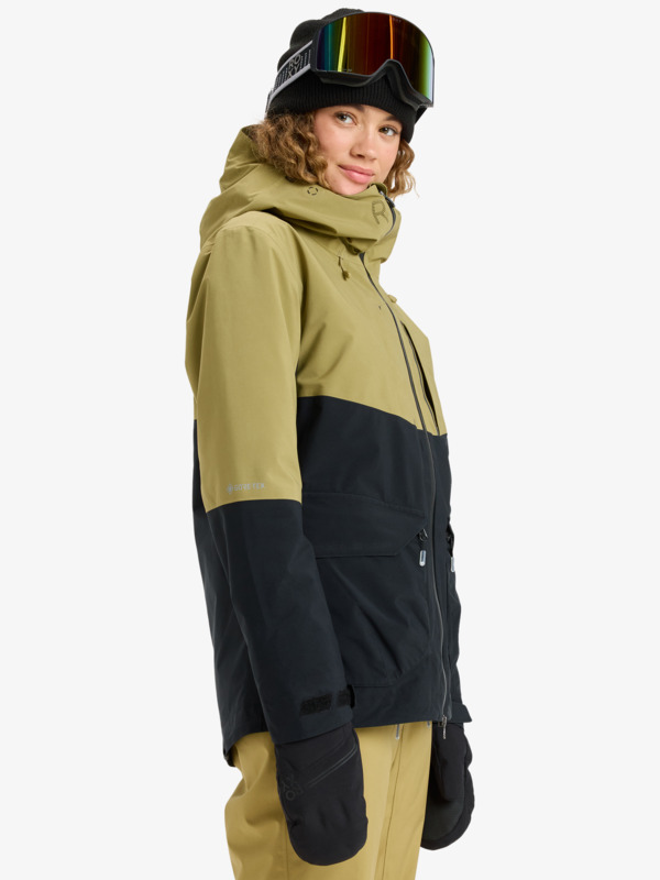 GORE-TEX® Stretch Purelines Veste de snow technique Beige Femme